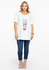 Tunic flare SUMMER VIBE - white - #1