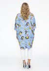 Tunic wide BLOOMING - light blue - #3