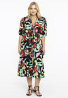 Dress puff sleeves MATISSE - black - #1