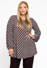 Tunic Wide Bottom CATENA - brown - #1
