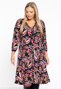 Dress Waistseam FLORA - black - #1