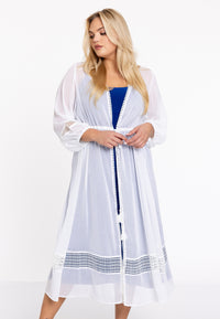 Cardigan lace VOILE - white - #1