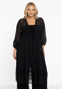 Cardigan lace VOILE - black - #1
