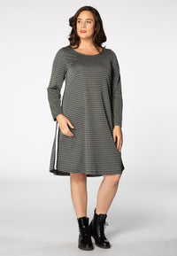 Dress Aline zigzag - silver - #1
