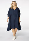 Dress wide frilled - blue - #1