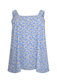 Singlet A-line DAISY - blue - #4