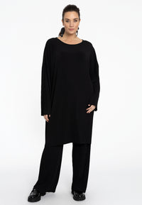 Tunic square DOLCE PLISSE - black - #2