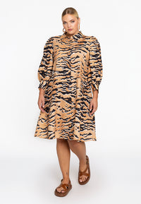 Robe à manches bouffantes MACHLIDress pagoda puff MACHLI - ecru - #2