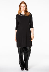 Dress zip neck DOLCE - black - #1