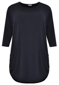 Tunic side puckering - blue - #4