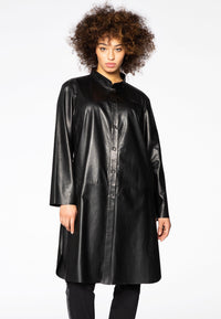 Blouse leather - black - #1