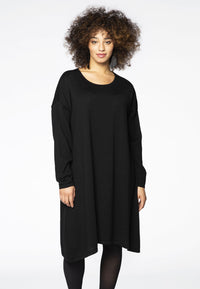 Pullover dress WOOL - black - #2
