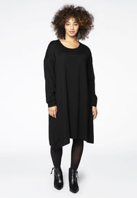 Pullover dress WOOL - black - #1