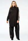 Shirt COTTON stretch tape - black - #1