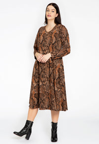 Robe avec fermeture éclair BOADress with zipper BOA - brown - #1