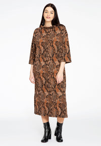 Dress turtle neck BOA - brown - #2