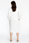 Blouse long LINEN - white - #3