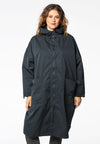 Raincoat wide - indigo - #1
