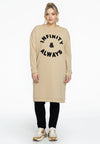 Sweater dress INFINITY - light brown - #1