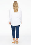 Blouse buttoned POPLIN STRETCH - white - #3
