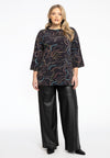Shirt A-line Turtle Neck BIJOU - black - #2