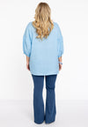 Tunic V-neck - light blue - #3