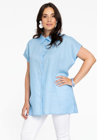 Blouse sleeveless - light blue - #1