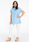 Blouse sans manches - bleu clair