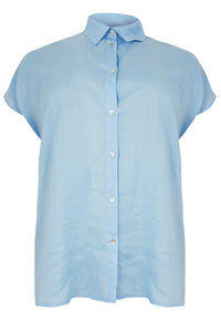 Blouse sleeveless - light blue - #4