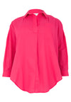 Blouse boxy SOFT COTTON - pink - #4