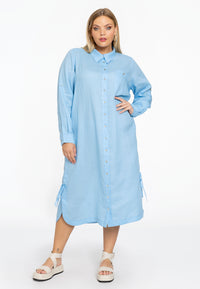 Blouse dress - light blue - #2