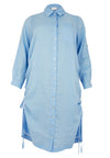 Blouse dress - light blue - #4
