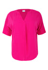 Tunic pleat LINEN MIX - pink - #4
