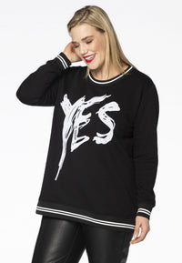 Sweater YES - black - #2