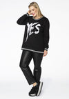 Sweater YES - black - #1