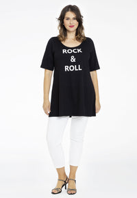 Tunic flare Rock & Roll - black - #1