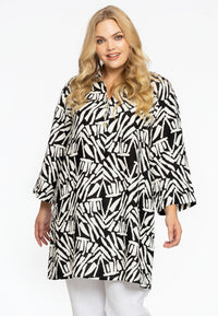 Blouse centre pleat NAIROBI - black - #1