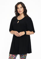 Tunic wide bottom circle sleeve DOLCE - black  - #1