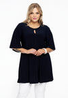 Tunic wide bottom circle sleeve DOLCE - blue