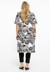 Dress A-line zip JARDIN - white - #3