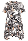 Dress A-line zip JARDIN - white - #4