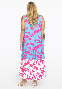 Sleeveless maxi-dress St. TROPEZ - blue - #3