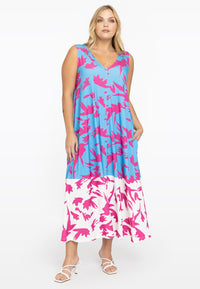 Sleeveless maxi-dress St. TROPEZ - blue - #2