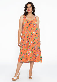 Dress puckering AZALEA - orange - #2