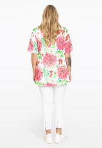 Tunic flare buttoned ALLIUM - white - #3