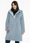 Parka faux fur - light blue