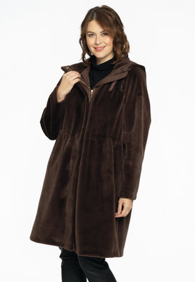 Parka faux fur - brown - #1