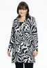 Long blazer ZEBRA - black 