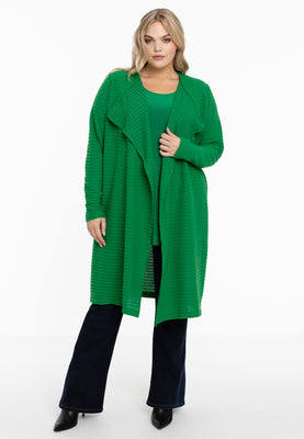 Cardigan RIB - green  - #2