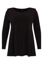 Tunic flare with shoulder pads DOLCE - black  - #3